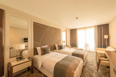 Modern otel Oda büyük Yataklı