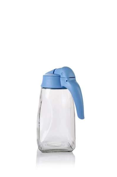 Blue pitcher isolated on the white background — Stock Photo, Image