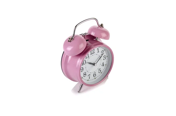 Alarm clock in time concept isolated on white — Stock Photo, Image