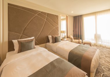 Modern otel Oda büyük Yataklı