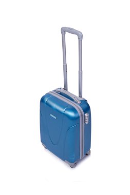 Beyaz arka plan üzerinde izole bavul