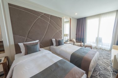 Modern otel Oda büyük Yataklı