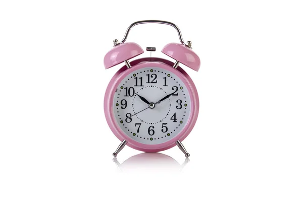 Alarm clock in time concept isolated on white — Stock Photo, Image