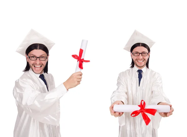 Jongeman klaar voor afstuderen aan de universiteit — Stockfoto