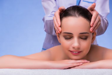 Kadında spa sağlık kavramı