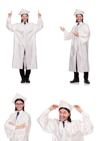 Junger Mann bereit für den Universitätsabschluss — Stockfoto