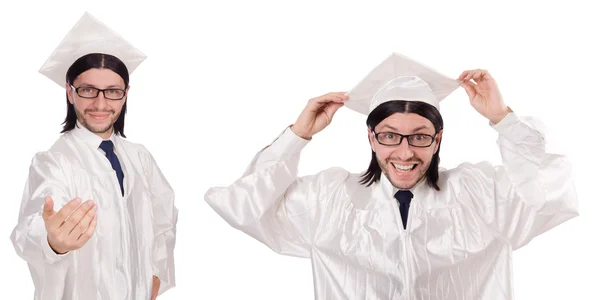 Young man ready for university graduation — Stock Photo, Image