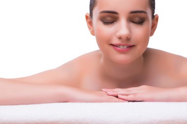 Kadında spa sağlık kavramı