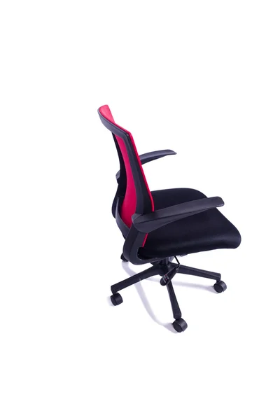 Red office chair isolated on the white background — Stock Photo, Image