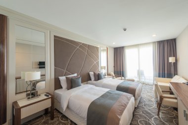Modern otel Oda büyük Yataklı