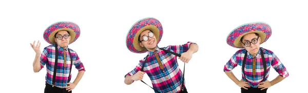 Hauska meksikolainen sombrero käsite — kuvapankkivalokuva