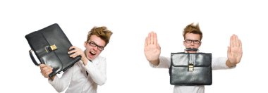 Beyaz tenli komik doktor.