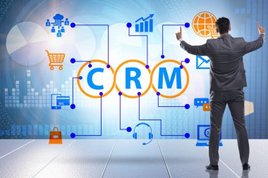 CRM custromer iş adamıyla ilişki yönetimi kavramı