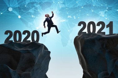 İş adamı 2020 'den 2021' e atladı