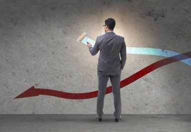 İşadamı kavramı tahmin içinde Çizelgeler çizim