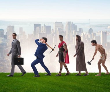 İnsanoğlunun eski çağlardan modern çağlara gelişimi