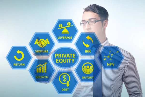 Concetto di investimento in private equity — Foto Stock