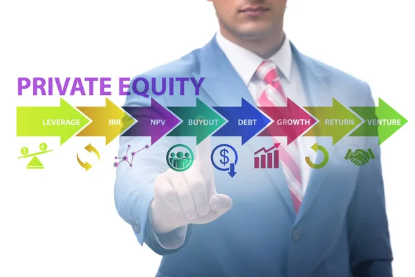 Concetto di investimento in private equity — Foto Stock