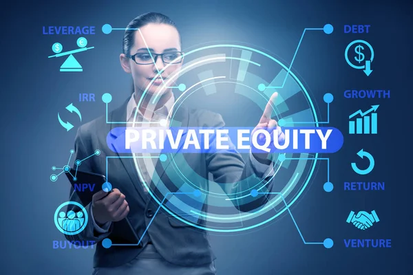 Private equity investment business concept — Stock Photo, Image