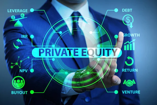 Private equity investment business concept — Stock Photo, Image