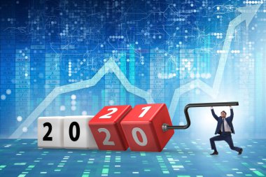 Yılı 2020 'den 2021' e değiştirme kavramı