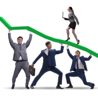 Ekonomik büyümeyi destekleyen işadamları beyazlarda izole edildi