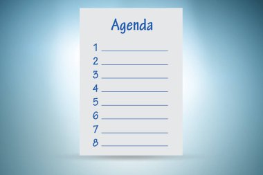 İş konseptindeki gündemin yansıması