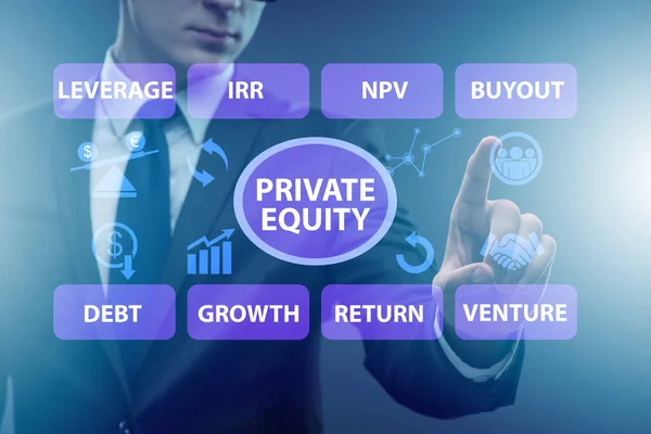 Concetto di investimento in private equity — Foto Stock