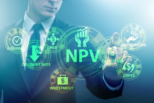 Begrip NCW - Netto contante waarde — Stockfoto