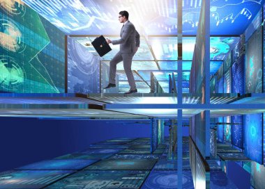 Soyut iş kavramında iş adamı