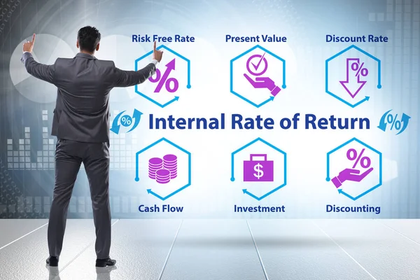 Concept of IRR - Internal Rate of Return — Stock Photo, Image