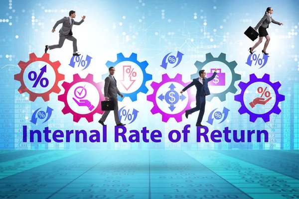 Concept of IRR - Internal Rate of Return — Stock Photo, Image