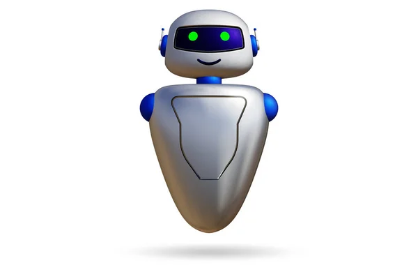 Concept van chat bot - 3d rendering — Stockfoto