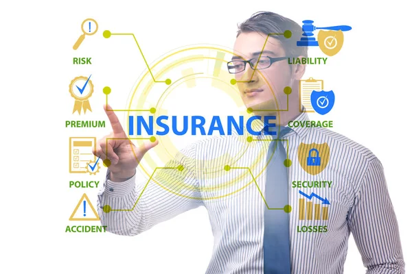 Begreppet olika typer av försäkringar — Stockfoto