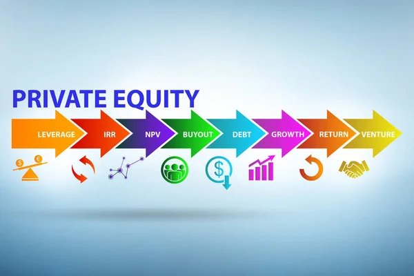 Private equity investment business concept