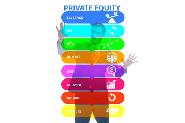 Concepto de negocio de inversión de capital privado — Foto de Stock