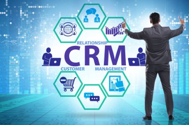 CRM custromer iş adamıyla ilişki yönetimi kavramı