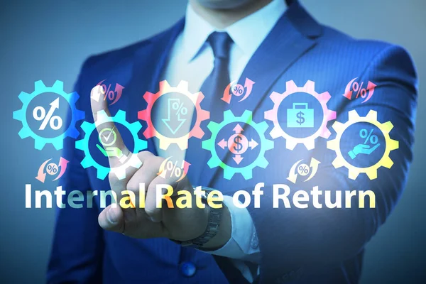 Concept of IRR - Internal Rate of Return — Stock Photo, Image