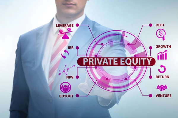 Concetto di investimento in private equity — Foto Stock