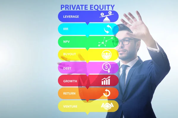 Concetto di investimento in private equity — Foto Stock