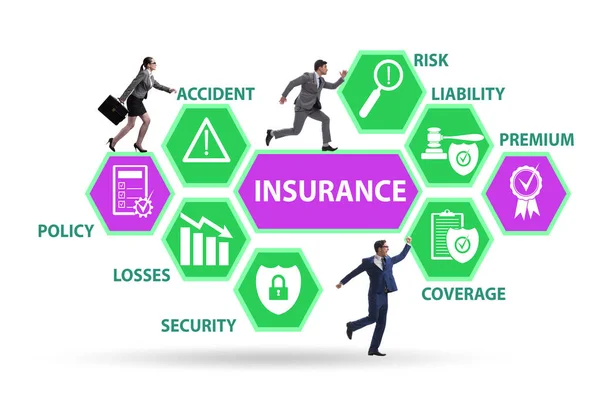 Concept of various types of insurance — Stock Photo, Image