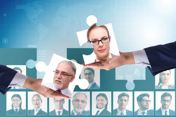 Concept of recruiting effective and efficient team — Stock Photo, Image