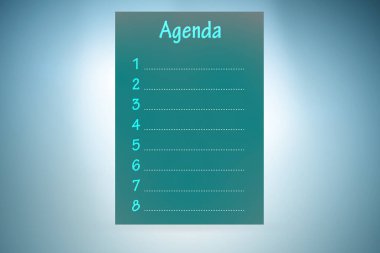 İş konseptindeki gündemin yansıması