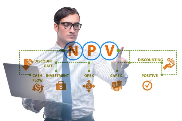 Concept of NPV - Net Present Value — Stock Photo, Image