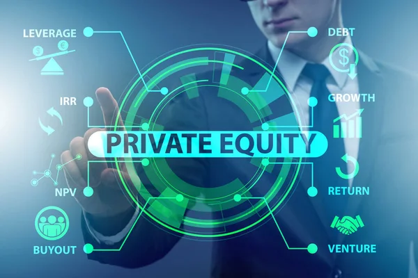 Private equity investment business concept — Stock Photo, Image