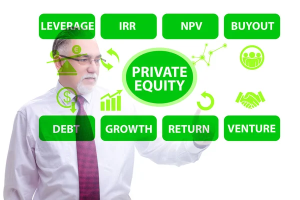 Private equity investment business concept — Stock Photo, Image