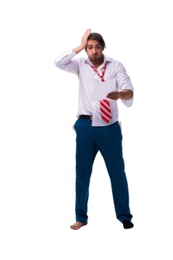 İşsizlik konsepti olan genç bir adam