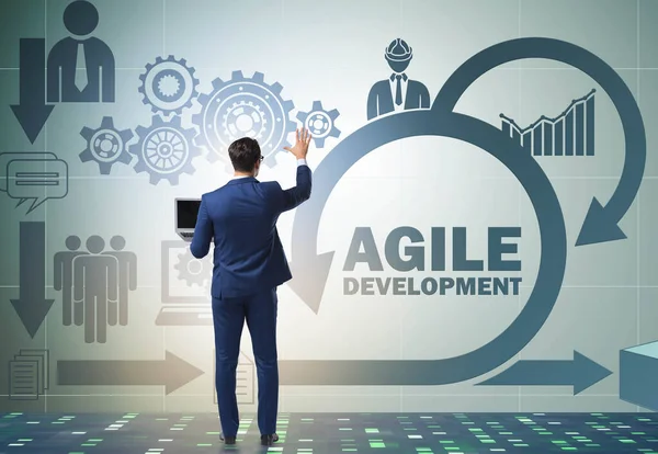 Concept van agile software ontwikkeling — Stockfoto