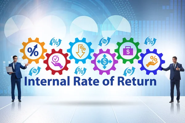 Concept of IRR - Internal Rate of Return — Stock Photo, Image