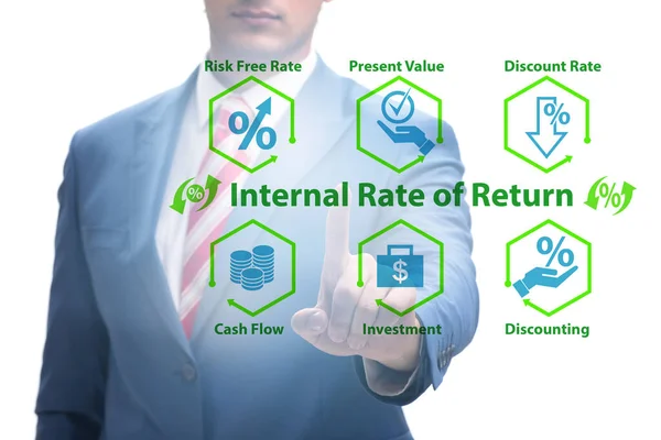 Concept of IRR - Internal Rate of Return — Stock Photo, Image